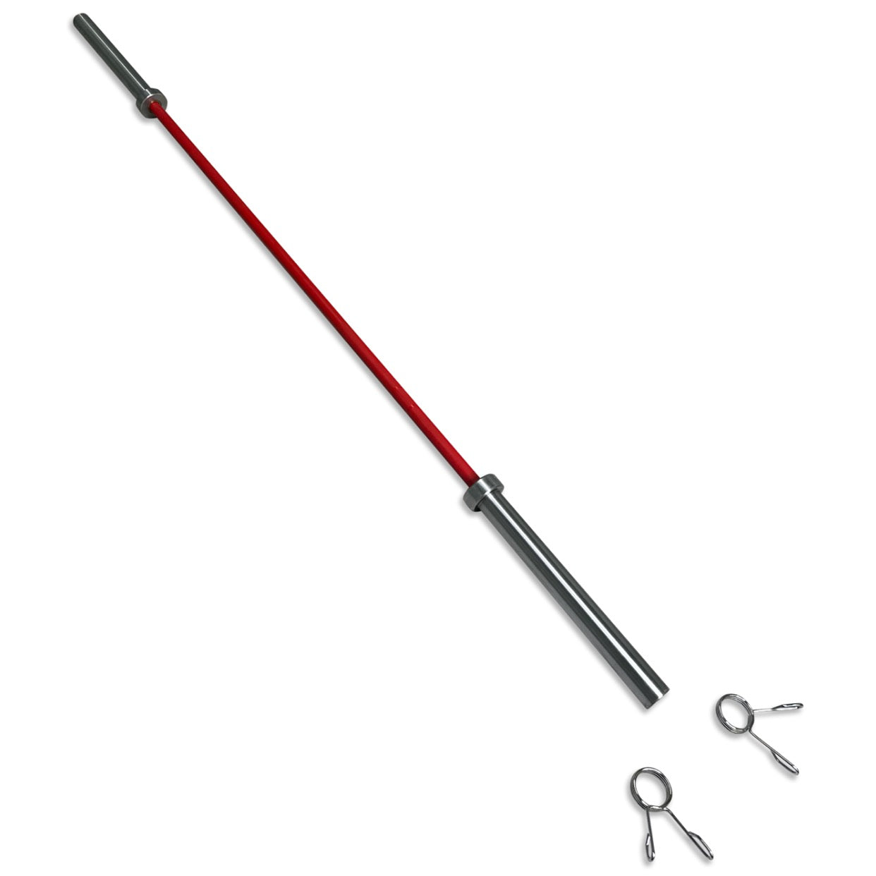 7 Foot 20kg Olympic 2” Barbell - Red (650kg Rated)