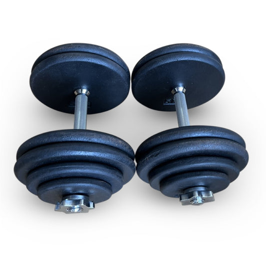 2x 30kg Adjustable Dumbbells Set