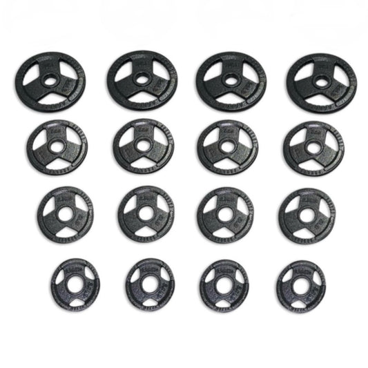 75kg Cast Iron Tri-Grip Plates Set