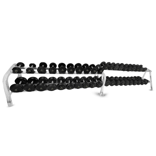 2.5-50kg Pro-Style Dumbbell Set (2.5kg increments)