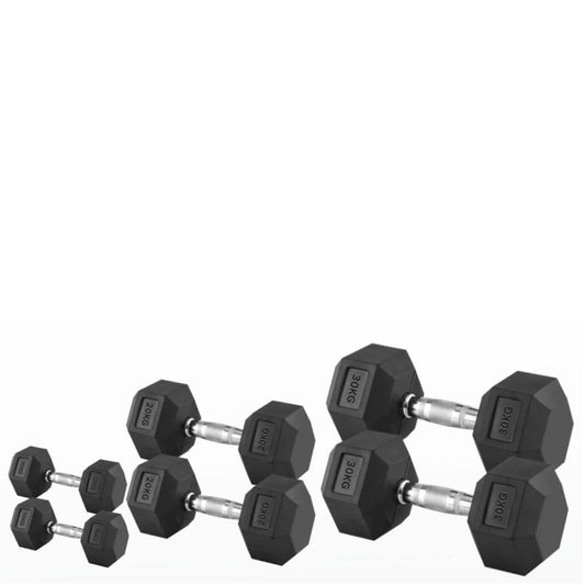 10-30kg Hex Dumbbell Set (10kg increments)